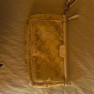 Large Coach wristlet.